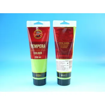 Vodová barva Temperová barva, 250 ml, Kohinoor, zelená permanentní světlá