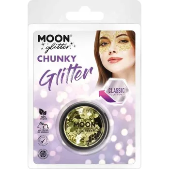 Karnevalový doplněk Smiffys TŘPYTKY Chunky Glitter zlaté