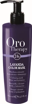 Vlasová regenerace Fanola Oro Therapy barevná maska 250 ml Lavanda