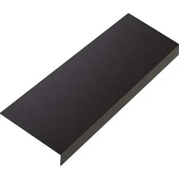 Plech Podklad pod okapnici RŠ 167, 1 bm, Lakovaný pozink, Tmavě hnědá RAL 8019