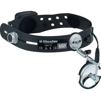 Rudolf Riester GmbH Čelní vyšetřovací LED zrcadlo Riester clar N varianta: s žárovkou vacuum 6 V, včetně  2 ks baterií CR123A