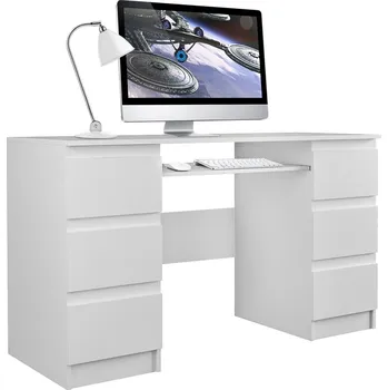 Psací stůl Topeshop Kuba bílý