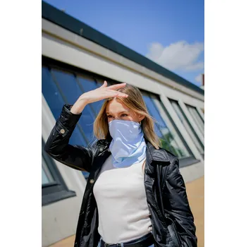 Nákrčník Ultralight multifunkční sportovní nákrčník nanoSPACE - světle modrý