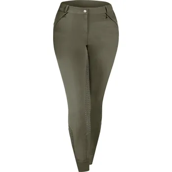 Vybavení pro jezdce Rajtky Dahlia ELT s gripem, plus size, dámské, khaki 46