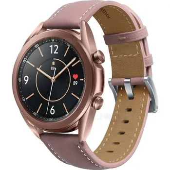 Ostatní příslušenství k chytrým hodinkám eses Kožený řemínek - Pastelově růžový, 20 mm