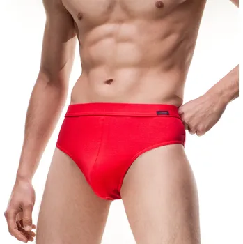 Pánské spodní prádlo Pánské slipy Cornette Authentic claret S