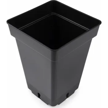 Květináč Teku Květináč hranatý 27x27x40cm 20l černý