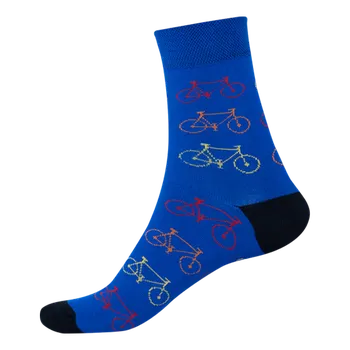 Pánské ponožky Ponožky - Kolo modré - velikost 39-42 (Velikost 39-42)