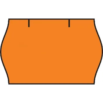 Samolepící etiketa Etikety cenové Contakt, 25 x 16 mm, neonově oranžová