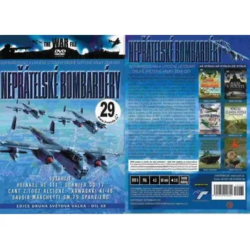 DVD film Nepřátelské bombardéry DVD