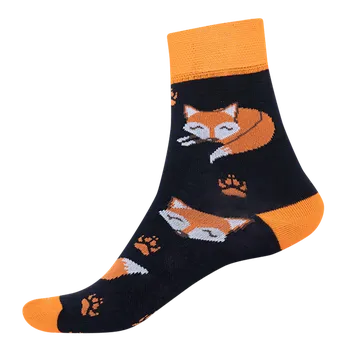 Pánské ponožky Ponožky - Liška - velikost 39-42 (Velikost 39-42)