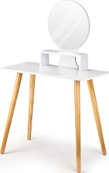 Toaletní stolek Modern Home WYJ-126 80 x 40 cm hnědý/bílý