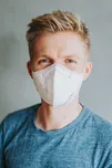 Pardam PARDAM - český výrobce respirátorů BreaSAFE Respirátor BreaSAFE® PRO-MASK FFP3 bílý 3ks Velikost balení: M