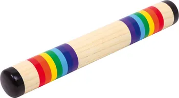Hudební nástroj pro děti Small foot by Legler Dřevěná dešťová hůl barevná
