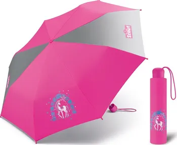 Deštník Scout Lilac Unicorn růžový