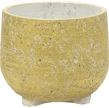 Obal na květináč Obal beton pr.14cmV14cm zlatá (124438)