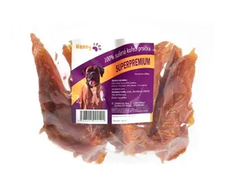 Pamlsek pro psa Hanny Food 100% sušená kuřecí prsíčka 500 g