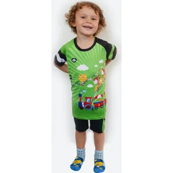 cyklistický dres Chlapecký dres+kraťasy Santic 120-128