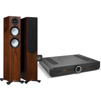 Elektronika Monitor Audio Silver 7G 200 + Roksan Attessa Streaming set - ořech