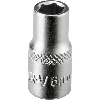 Gola hlavice DEMA Nástrčný klíč / ořech krátký 6 mm 1/4"