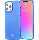 Goospery lesklý kryt z měkkého plastu pro iPhone 13 Pro Max - modrý
