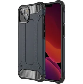 Super odolný "Armor" kryt pro iPhone 13 - tmavě modrý