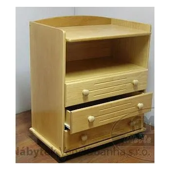 přebalovací pult a komoda dětská dřevěná komoda s přebalovacím pultem Eryk amal2