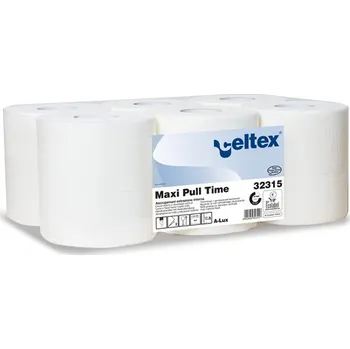 Papírový ručník Ručníky Celtex Smart Maxi role, papírové, bílé, 6ks, 135m