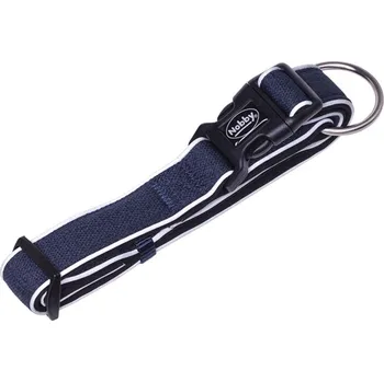 Obojek pro psa Nobby CAYO obojek nylon reflexní modrá M-L 40-55cm