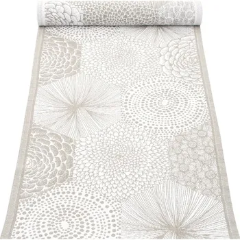 ubrus Lapuan Kankurit Běhoun Ruut 48x150, len-bílý