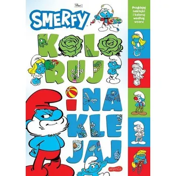 První čtění Smerfy. Koloruj i naklejaj - Praca zbiorowa