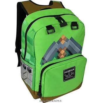 Dětský batoh Dětský batoh Minecraft Varianta: zeleno-hnědá se sekerou