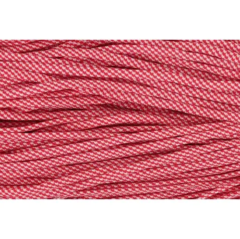 Příze PADÁKOVÁ ŠŇŮRA 4mm - barevná - 1M Padáková šňůra 4mm barevná: 006-064 Melír bílá, malinová