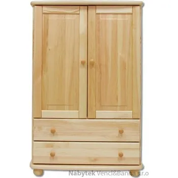 Ložnice Drewmax Dřevěná komoda, prádelník z masivního dřeva borovice KD155 Pacyg