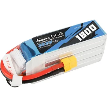 RC vybavení Gens ACE LiPo - 6S 1800mAh 22,2V 6S1P (45C) XT60 Plug