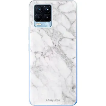 Pouzdro na mobilní telefon Odolné silikonové pouzdro iSaprio - SilverMarble 14 - Realme 8 / 8 Pro