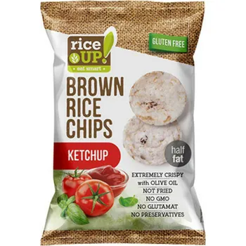 Slaná pochutina Rice Up Rýžové chipsy 60 g