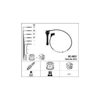 Zapalovací kabel Sada kabelů pro zapalování NGK RC-HE57 - HONDA, ROVER