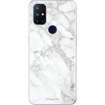 Pouzdro na mobilní telefon Odolné silikonové pouzdro iSaprio - SilverMarble 14 - OnePlus Nord N10 5G
