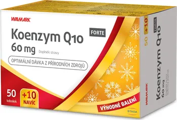 WALMARK Koenzym Q10 Forte 60 mg 50 + 10 tob.