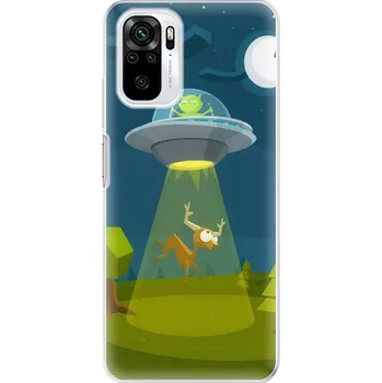 Pouzdro na mobilní telefon Odolné silikonové pouzdro iSaprio - Alien 01 - Xiaomi Redmi Note 10 / Note 10S