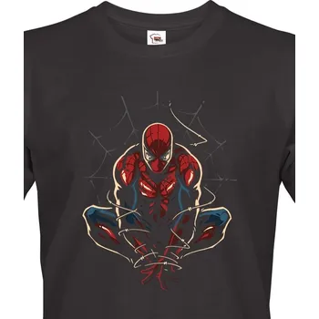 Pánské tričko Pánské tričko Spider man, Barva Černá, Velikost 2XL, Canvas Pánské tričko s krátkým rukávem Bezvatriko.cz 0862 -