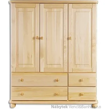 Ložnice Drewmax Dřevěná komoda, prádelník z masivního dřeva borovice KD166 Pacyg