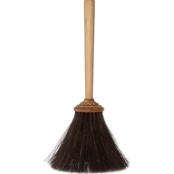 Smeták Iris Hantverk Kulatý smeták z vláken arenga, krátký / bříza