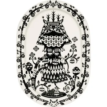Talíř Iittala Servírovací talíř Taika 41cm, oválný / černý