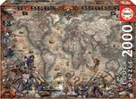 Puzzle Pirates Map Educa 2000 dílků a Fix lepidlo od 11 let