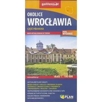 Cestování Mapa - Okolice Wrocławia cz. północna 1:100 000 - Praca zbiorowa