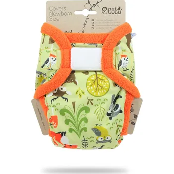 Plenkové kalhoty Petit Lulu s.r.o. Lesní zvířátka - novorozenecké svrchní kalhotky