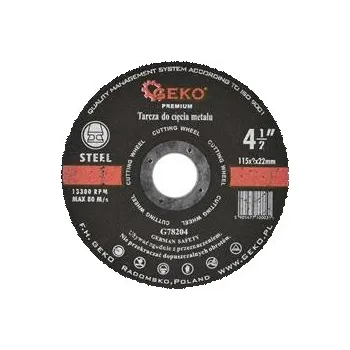 Řezný kotouč Kotouč řezný na kov, 115x2mm GEKO