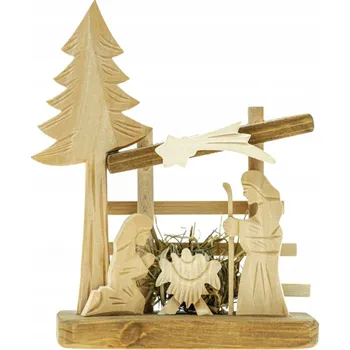 Betlém Drewfilip Vánoční dřevěný betlém dřevořezba mini